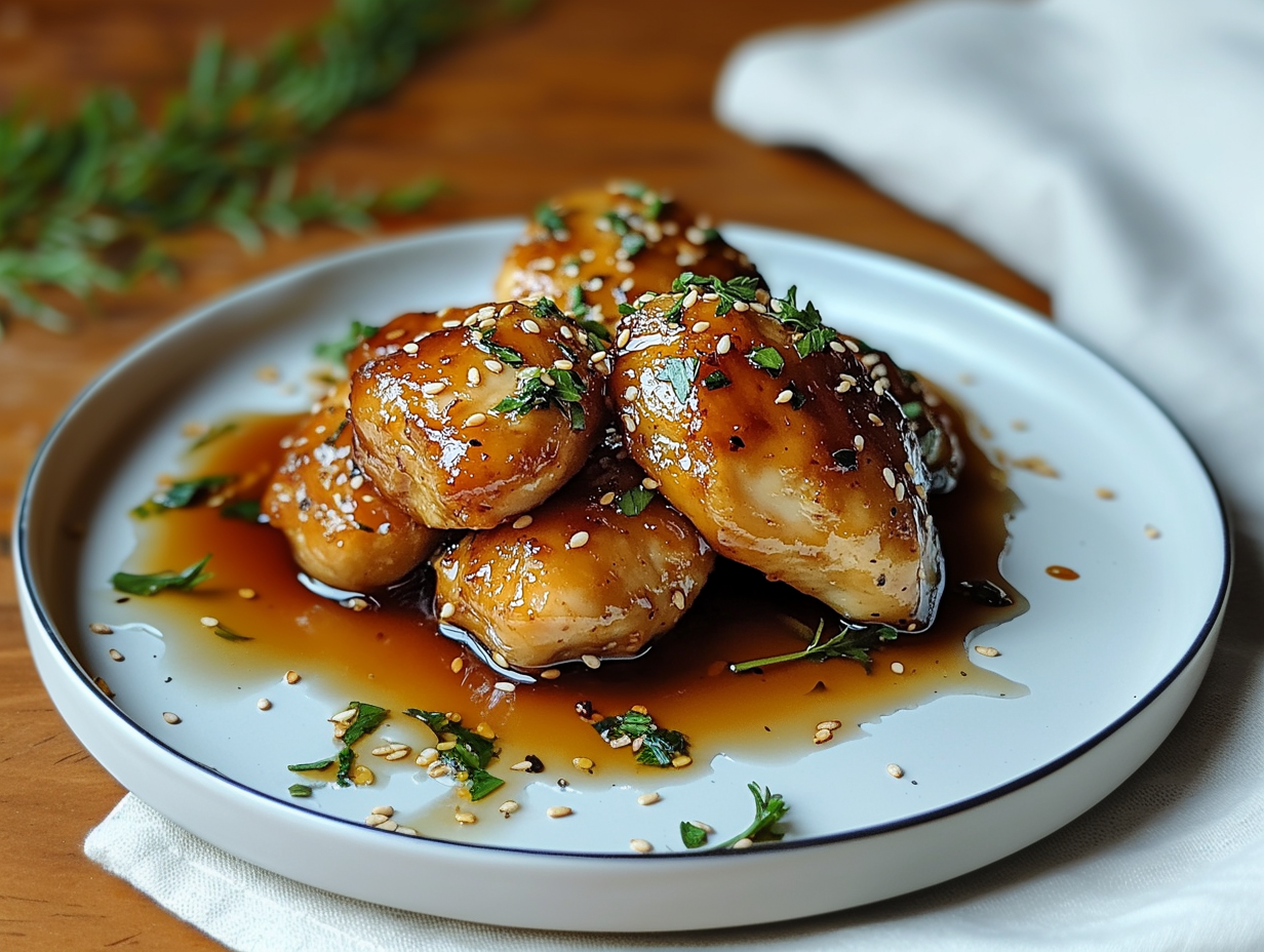 Poulet au Miel et à l’Ail : la recette savoureuse prête en 25 minutes